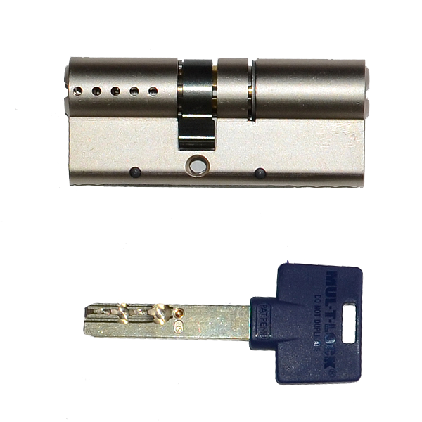 Цилиндр Mul-T-Lock INTER L 76 ФИ 164G усил. (43*33)  кл-кл.никель (104152)