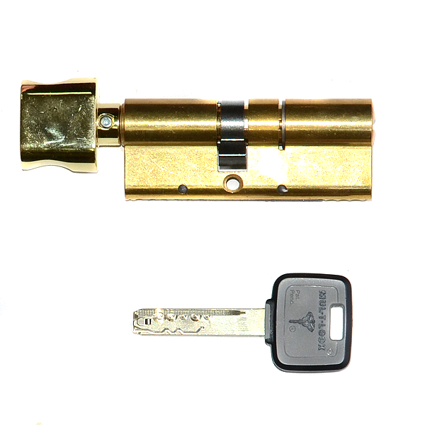 Цилиндр Mul-T-Lock МТ5+ L 80 (35Т*45) усил. латунь+верт. (114339)