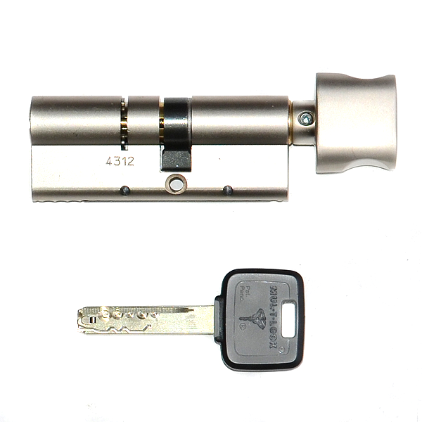 Цилиндр Mul-T-Lock МТ5+ L 80 (35Т*45) усил.хром+верт. (114340)